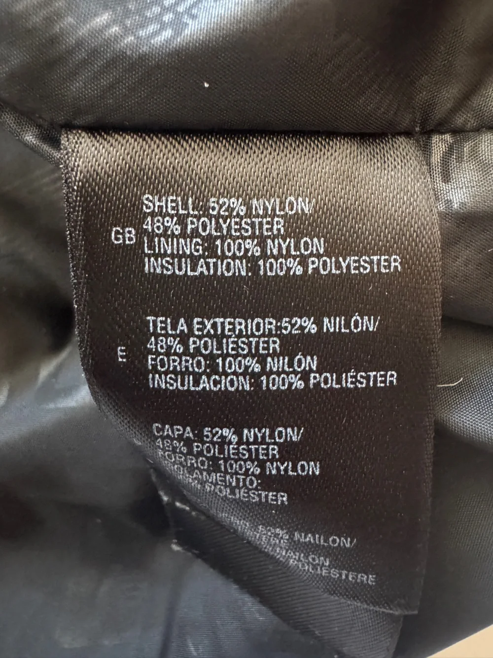 The North Face lightweight insulated